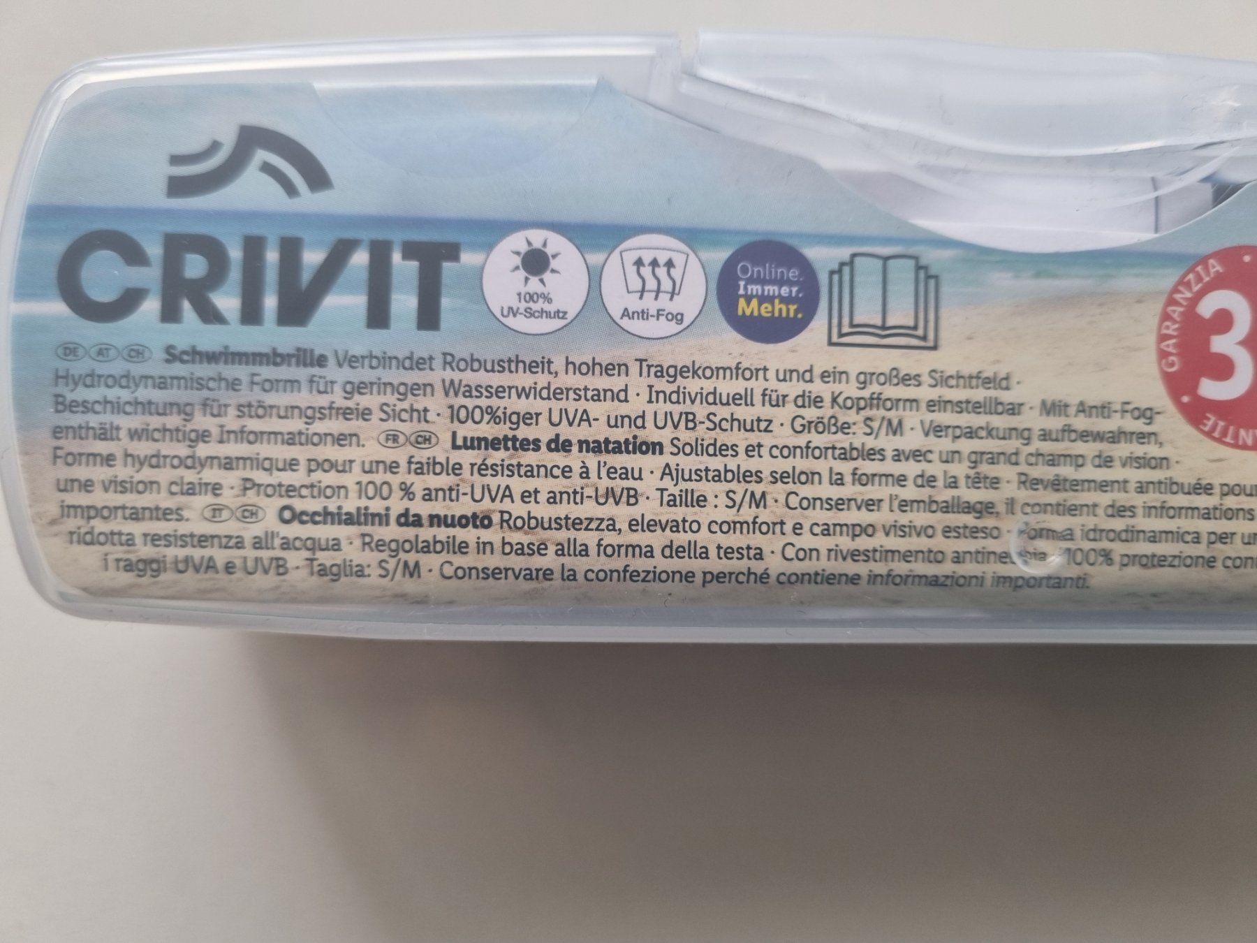 Occhiali & Lenti: SCHWIMMBRILLE NEU / OVP BLAU – Nuovo e nell'imballaggio originale da Zofingen venduto da Felpa 2