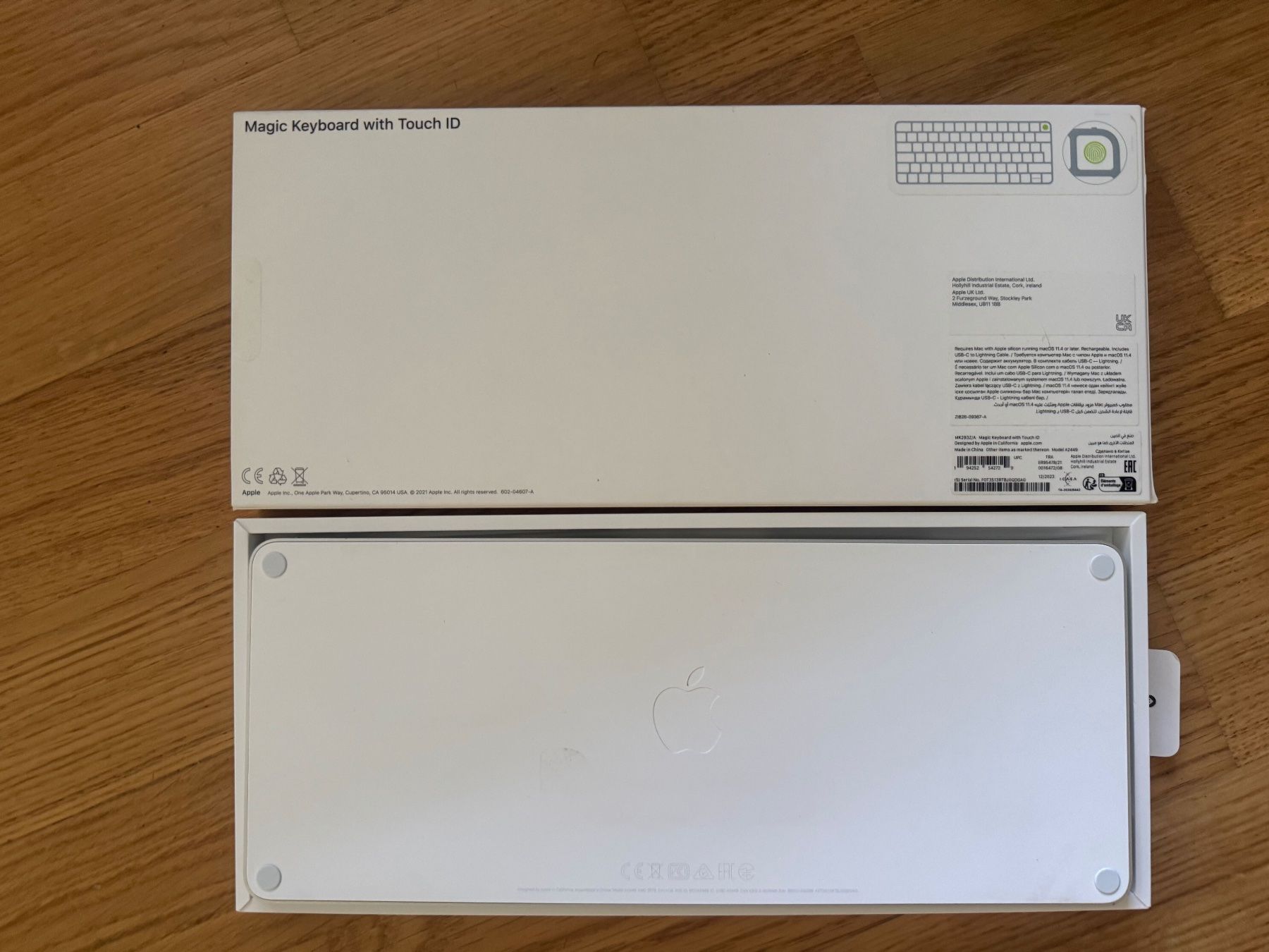 Apple Tastaturen: Apple Magic Keyboard with Touch ID QWERTY – Gebraucht aus Zürich von hvendelbo 1