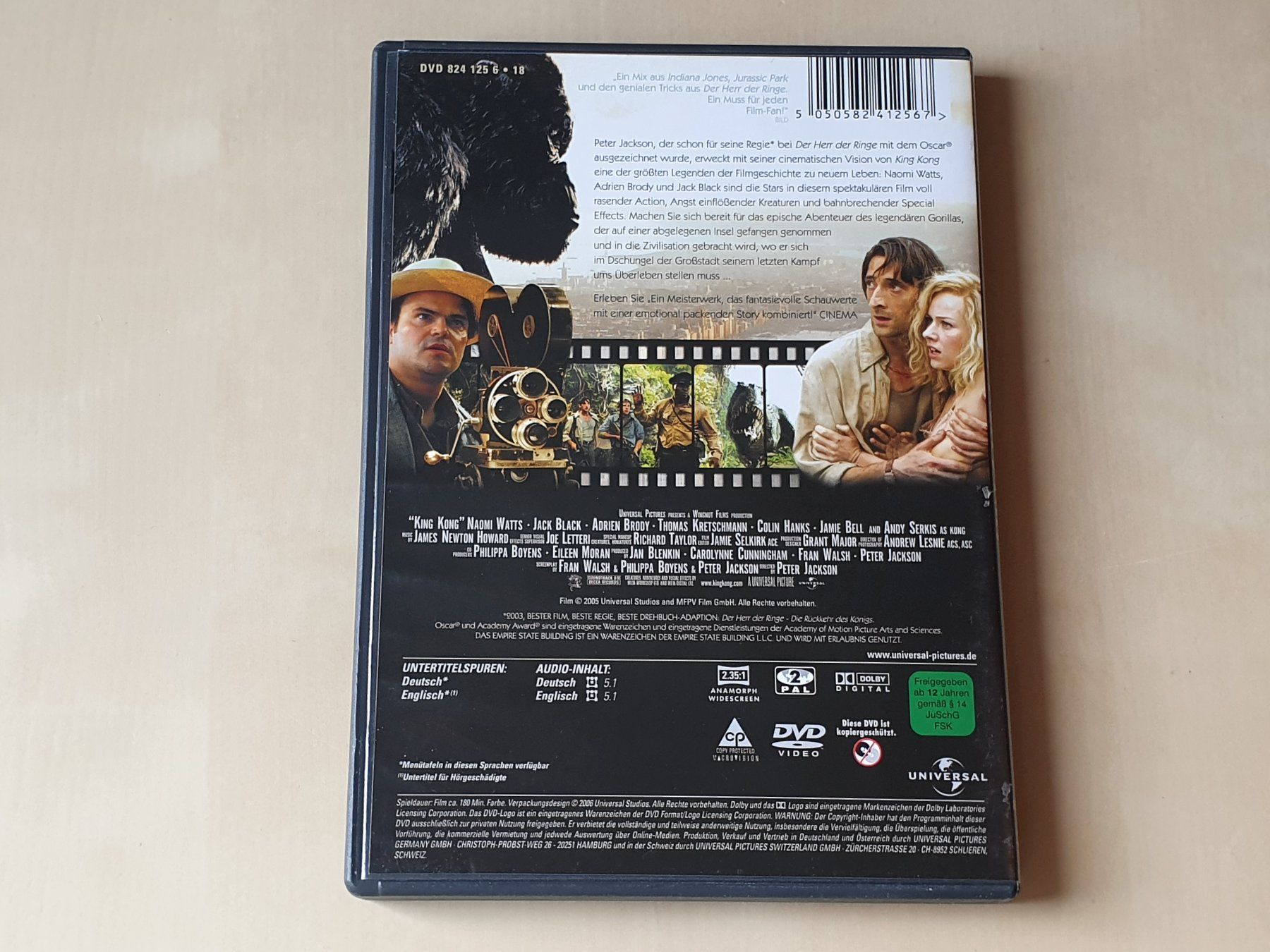 Tutti i DVDs: King Kong – Usato da Stansstad venduto da collectorsshop 1