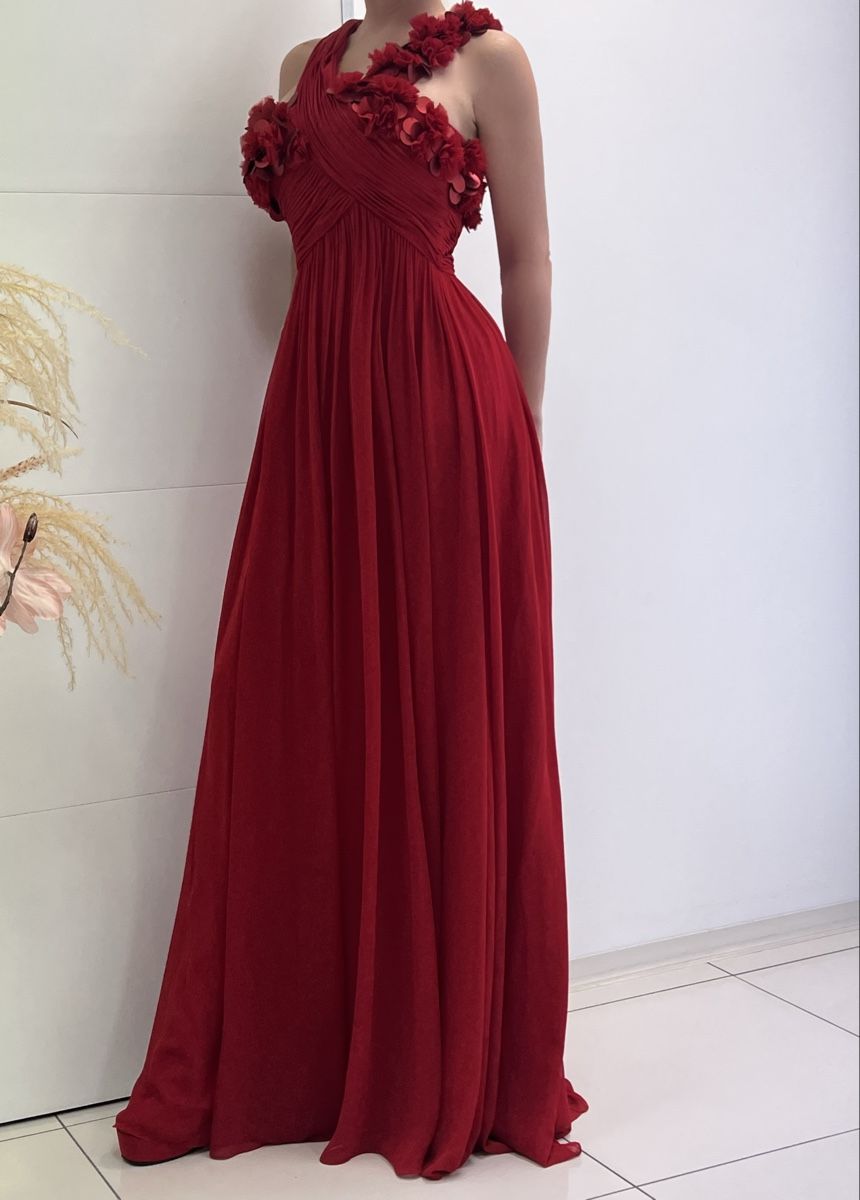 Vestiti: Abendliches festliches rotes Kleid, Grösse 38 – Usato da Dübendorf venduto da Kos12345 1