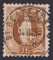 72A, Stehende Helvetia mit Vollstempel ST.BEATENBERG BE