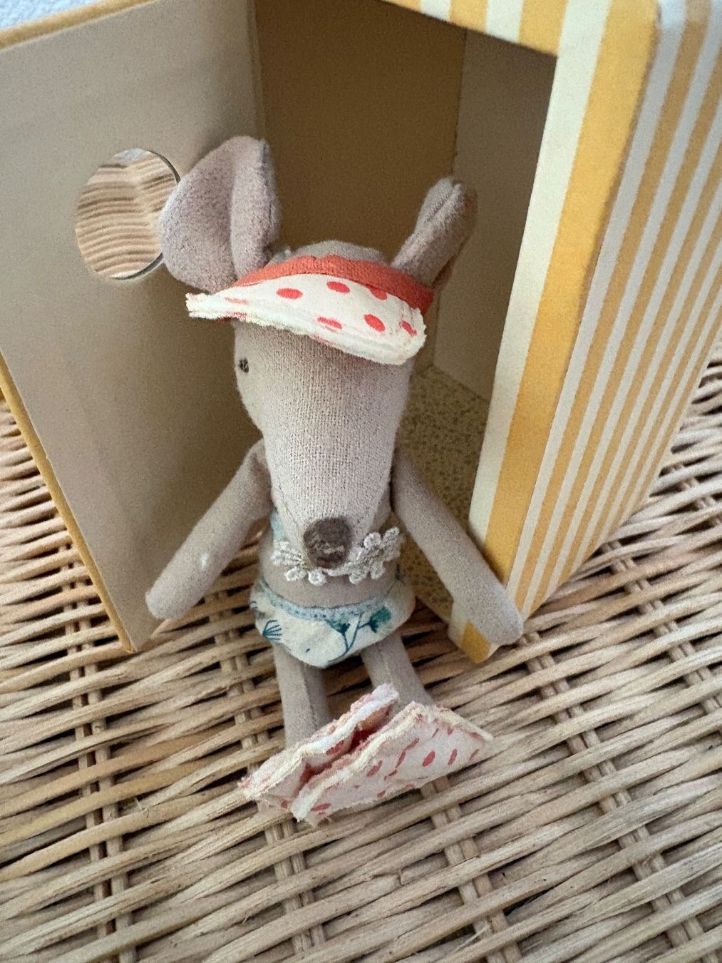 Maileg Jouets: Maileg Beach Cabin mit Strandmaus | Original – D'occasion à Wabern par iku_occasion 3