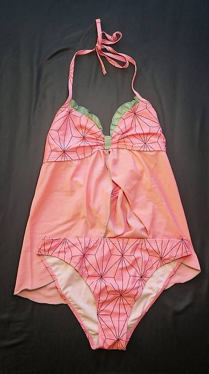 Costumi da bagno & Bikini: Demon Slayer Nezuko Bikini – Usato da Meilen venduto da Stellax199