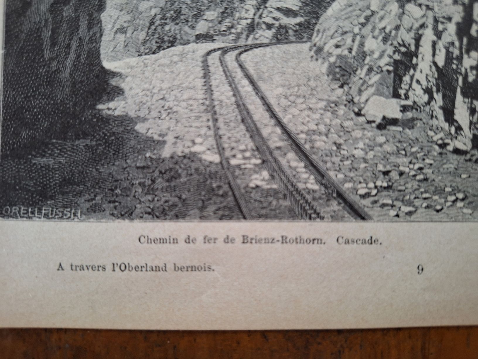 Incisioni: CHEMIN DE FER BRIENZ-ROTHORN – Usato da Bevaix venduto da bohrap 1