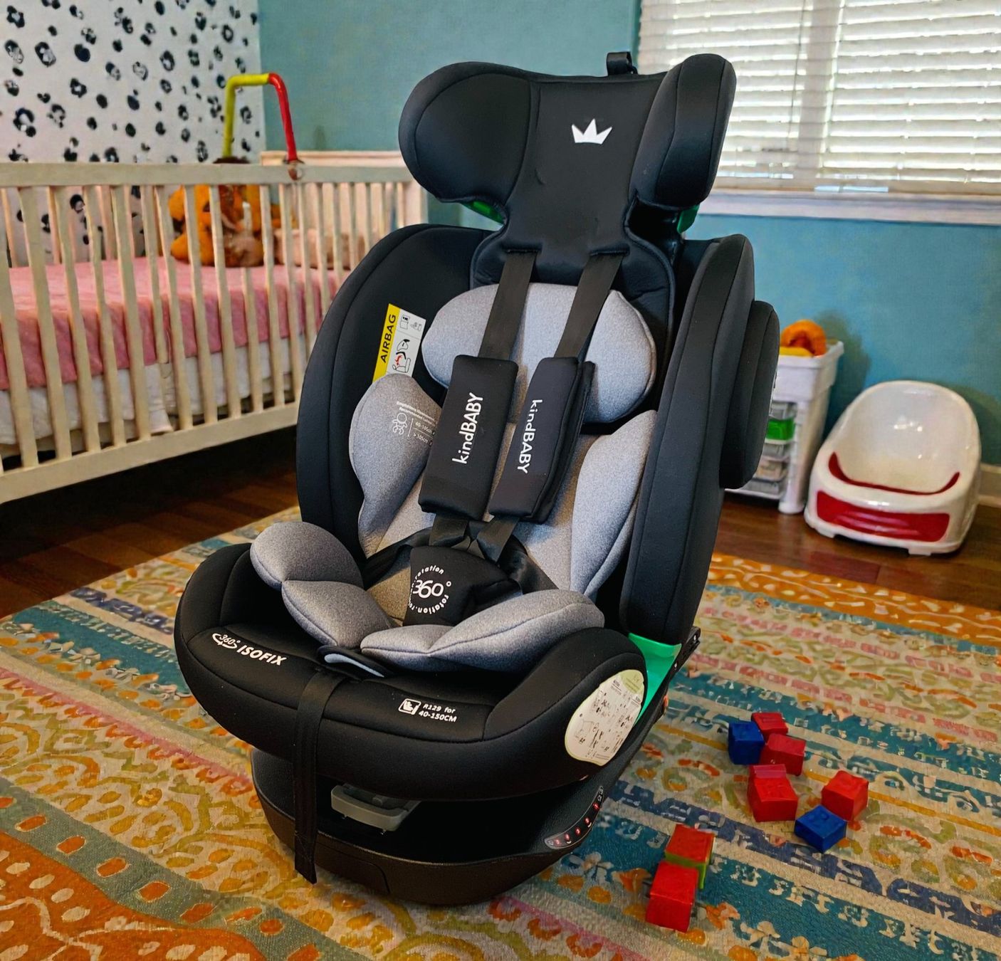 Auto-Kindersitze: ISOFIX Autositz iSize 40-150cm ECE R129 GRAU/SCHWARZ NEU – Neu und originalverpackt aus Bergdietikon von shopAgent 5