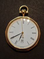 Taschenuhr 2000 Jahre Zürich, 1986, vergoldet, ungebraucht