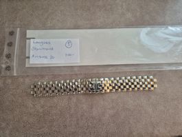 Original Longines Stahlband – Ref. 27696 – Neu – 165 mm