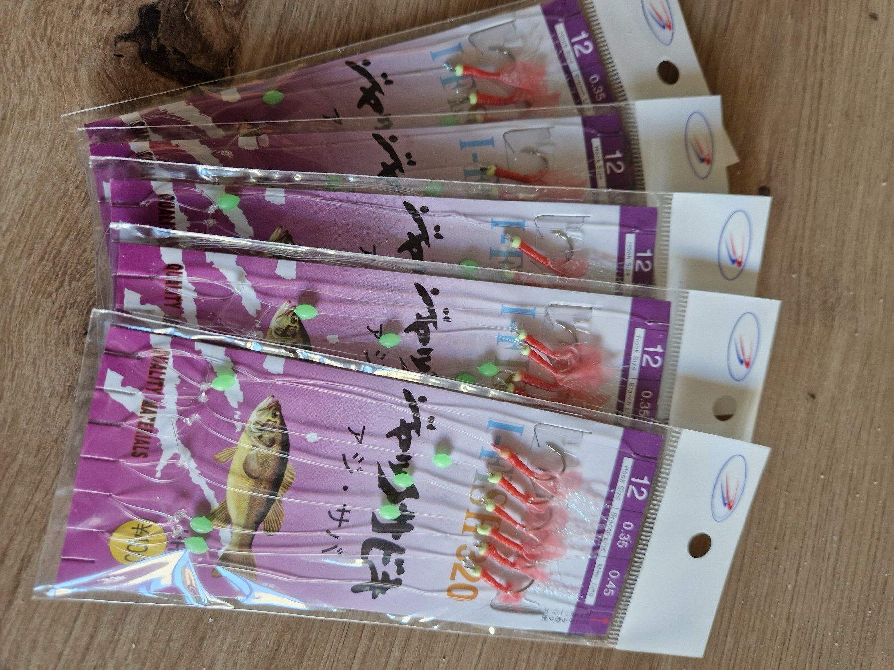 Köder: 5 gambes special perches – Neu und originalverpackt aus Nyon von ombles10