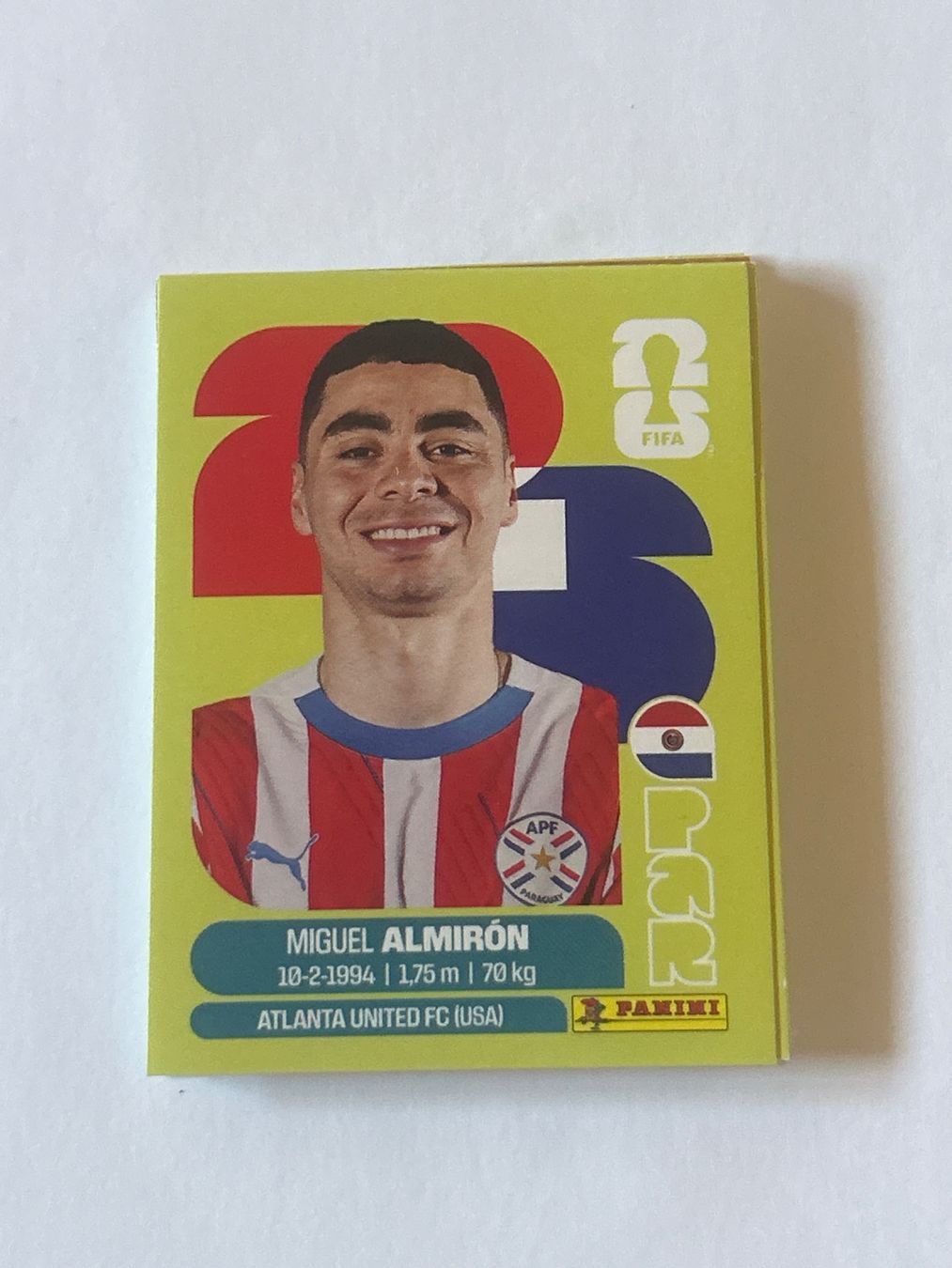 Panini Carte collezionabili: Panini WM 2026 Sticker - Almiron PAR 17 – Nuovo (secondo la descrizione) da Troistorrents venduto da sim_d75d