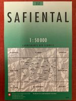 Landkarte SAFIENTAL 1:50’000