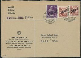 1942 - Bundesverwaltung BVW - Brief - BFr