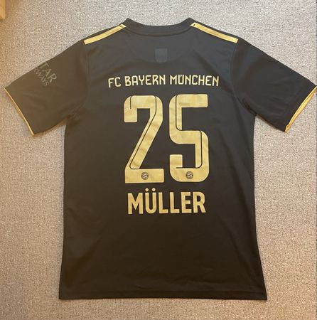 FC Bayern München Trikot Müller 25 schwarz neuwertig