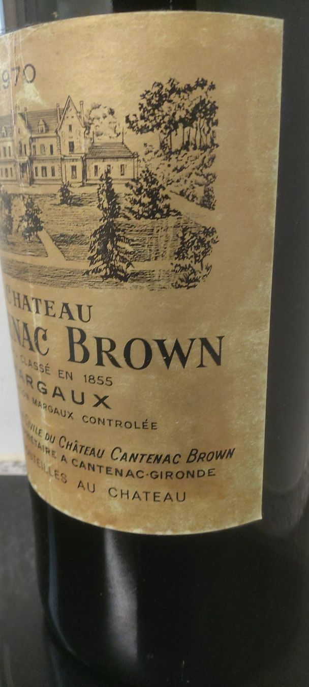 Wein: Chateau Cantenac-Brown 1970     500 cl. – Neu (gemäss Beschreibung) aus Grenchen von poggione 4