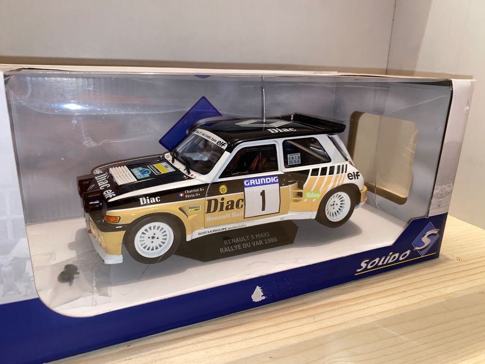 Solido - 1:18 - Renault 5 Maxi N.1 Winner Rally du Var 1986