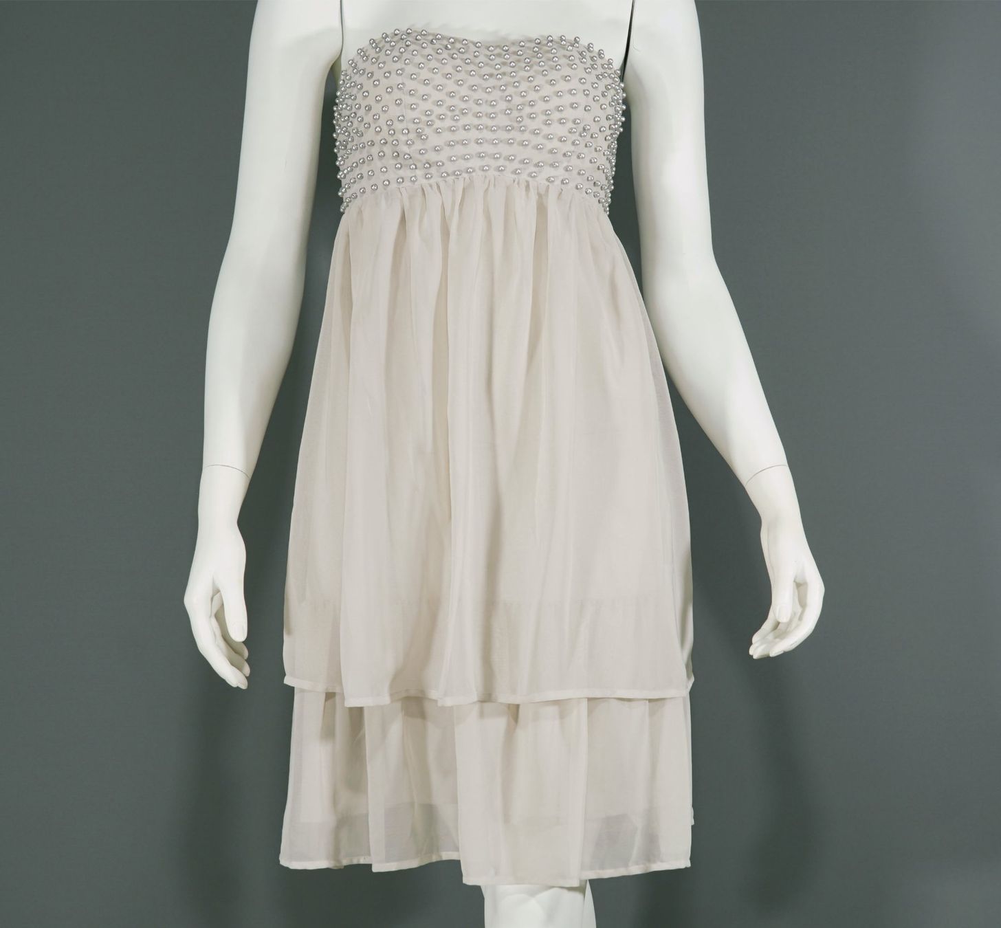 Vestiti: sommerliches Cocktailkleid mit Perlenbustier – Usato da Meggen venduto da 1Class2Hand 3