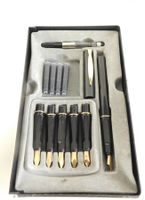 Kalligraphie-Set, neuwertig, 5 Schreibfedern