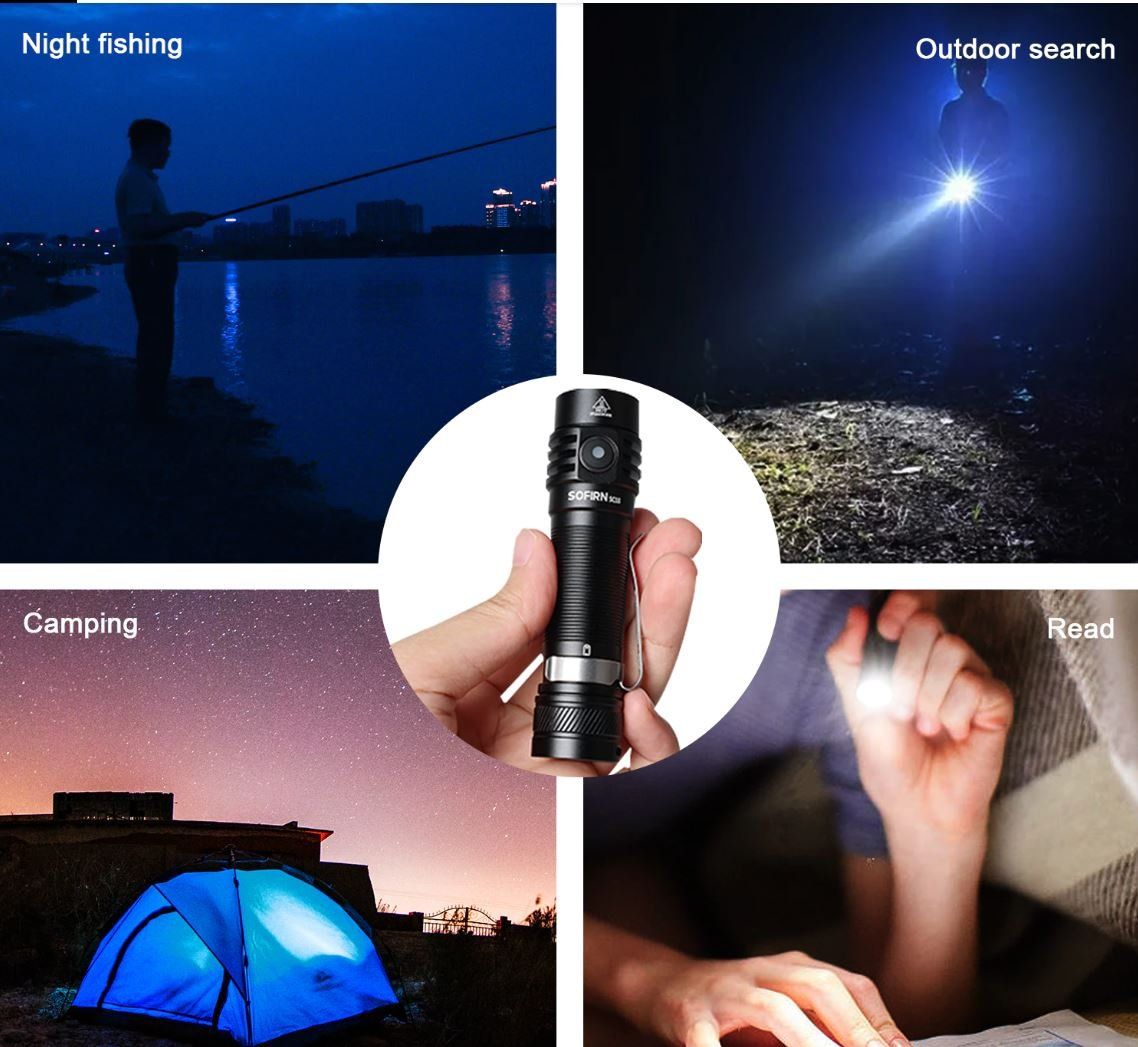 Lampade: Sofirn SC18, EDC LED mit 18650-er Akku und USB – Nuovo e nell'imballaggio originale da Arbon venduto da Helmuth 5