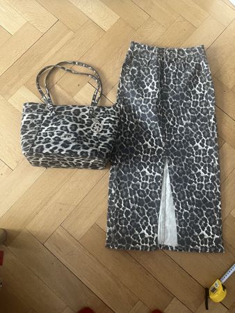 Rock Damen Leo Muster XS Handtasche Guess