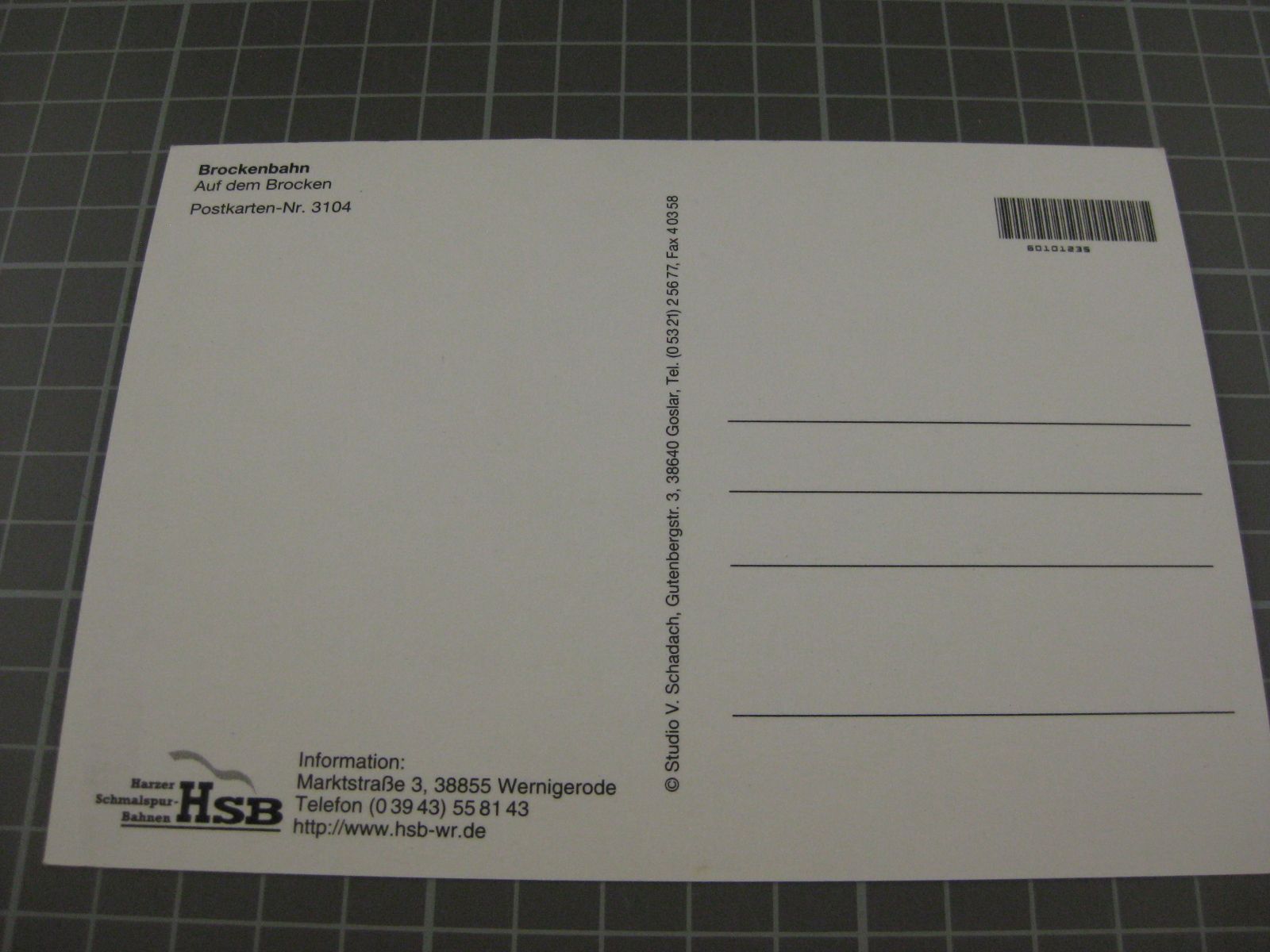 Cartoline postali: AK Harzquer- und Brockenbahn – Nuovo (secondo la descrizione) da Malters venduto da Marosko 1