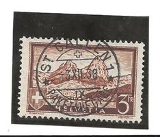 ST.GALLEN 1  03.12.38 auf Zu#177 Mi#226 Vollstempel [2A10]