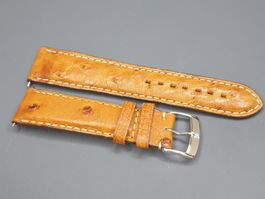 Straussenleder Armband 20mm