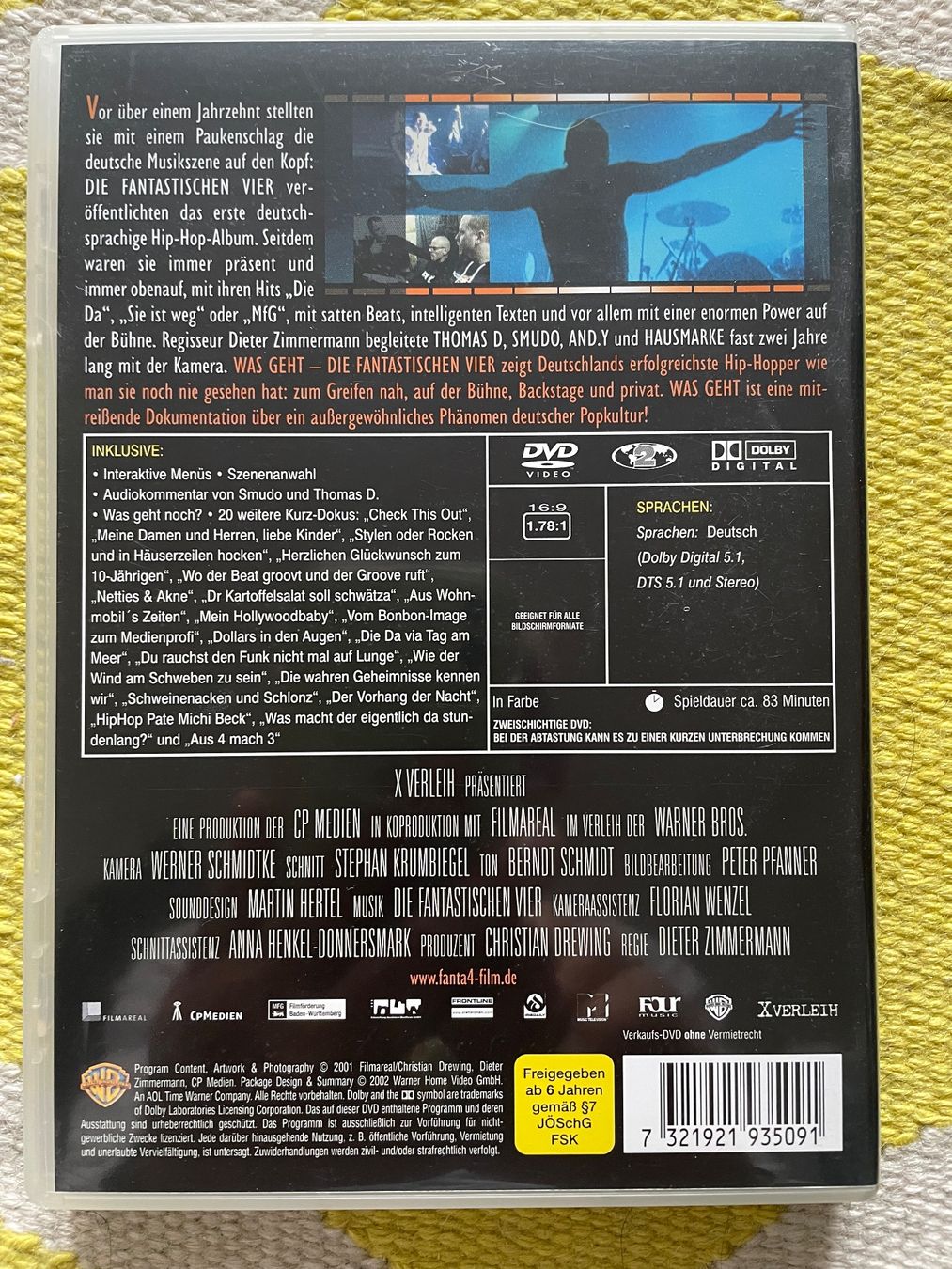 Tutti i DVDs: DIE FANTASTISCHEN VIER-DVD WAS GEHT – Usato da Rorschacherberg venduto da CD-Roli 1