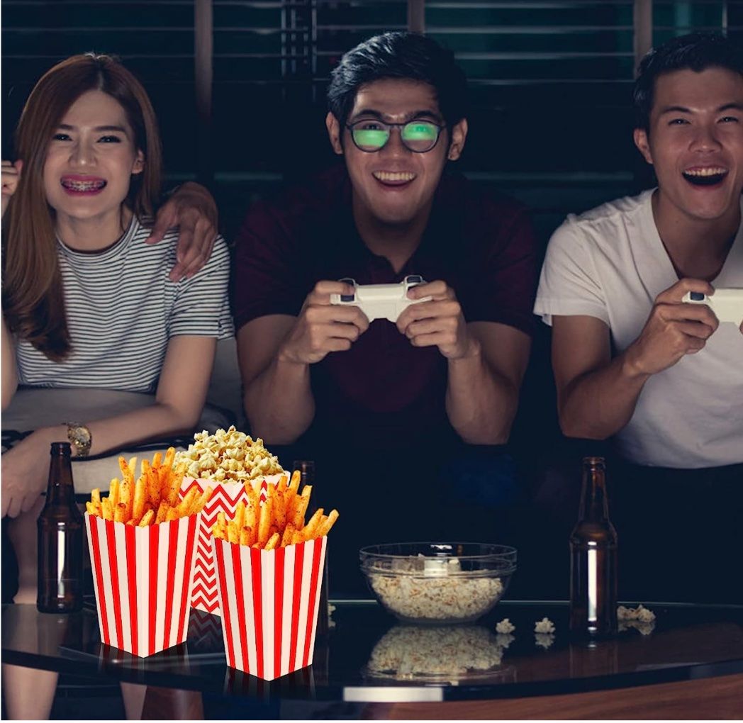 Contenitori & Simili: 24 Stücke Popcorn Boxes Popcorntüten, Klein Candy Container – Nuovo e nell'imballaggio originale da Bülach venduto da StoreInShop.com 6