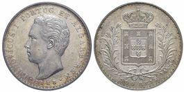 Portugal, Luis I, 500 Reis 1888