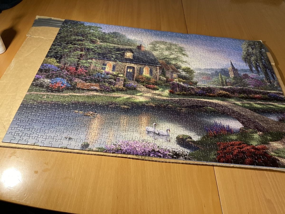 Puzzles: Thomas Kinkade 1000 Teile Schmidt Puzzle  – Gebraucht aus Steffisburg von sunflower2302 1
