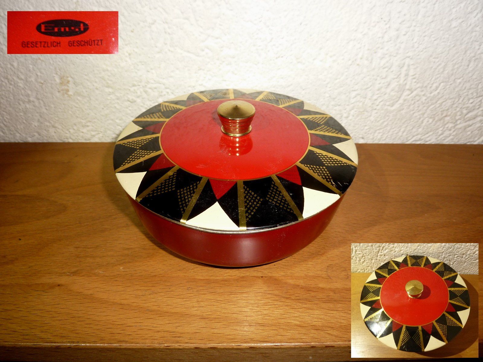 Tutte le decorazioni: Guetzlidose Weihnachtsdeko ERNST Durchmesser 14cm – Usato da Hochfelden venduto da swissice