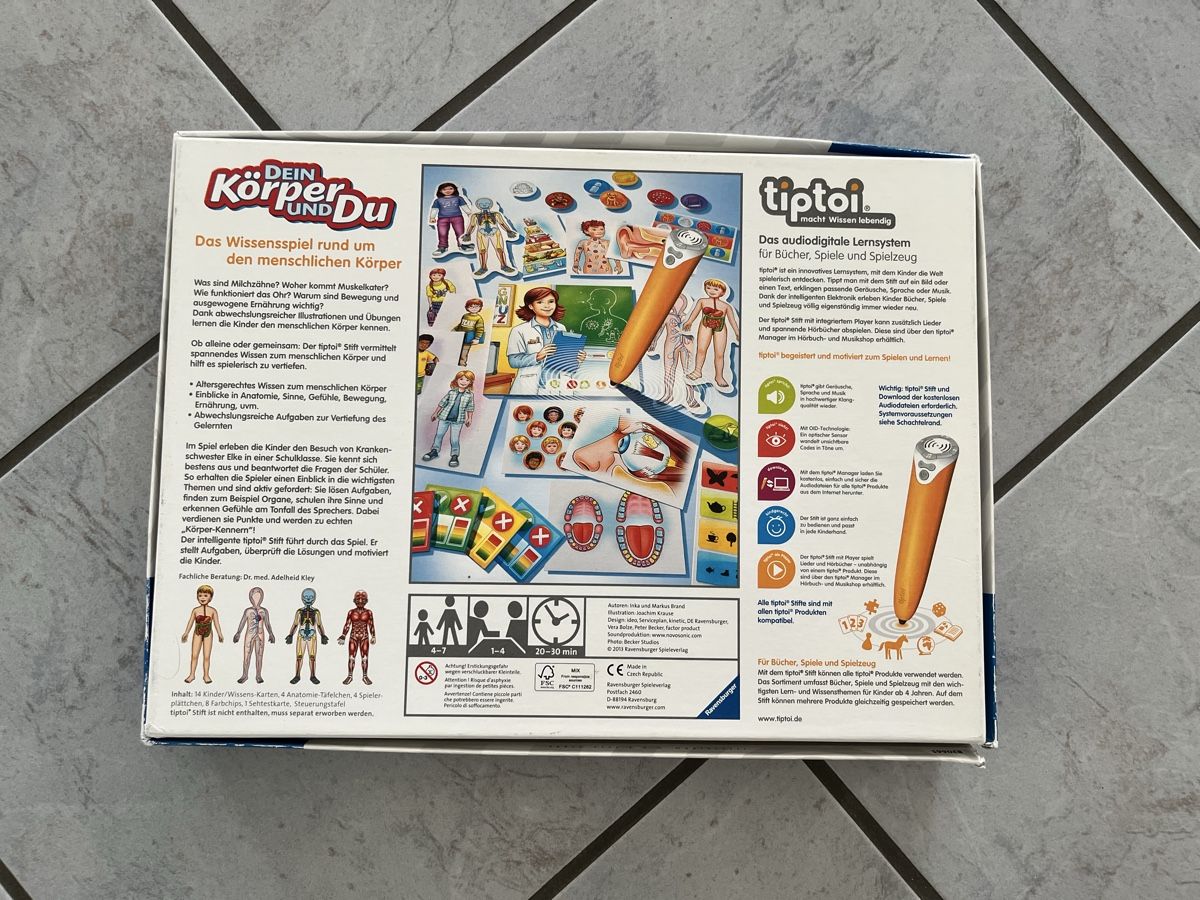 Tiptoi Spiele: Tiptoi — Dein Körper und Du – Gebraucht aus Wil ZH von Wonderwoman76 2