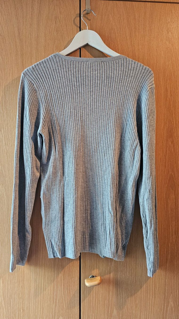 C&A Maglioni & Felpe: Pullover C&A schönes Grau, Rippstrick Grösse XL – Usato da Arbon venduto da Flyaway8 1