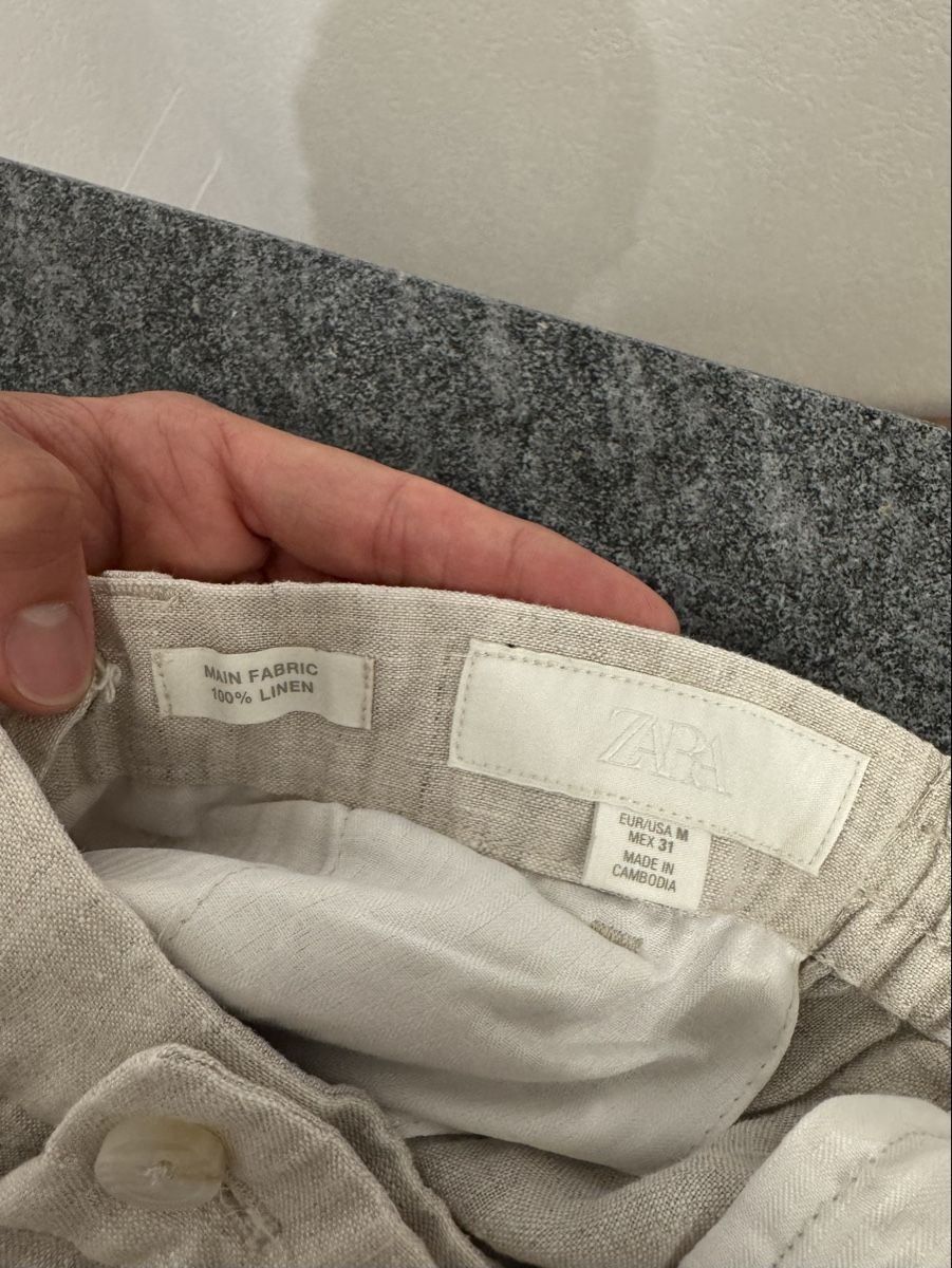 Zara Pantaloni: Zara Linen Hose – Nuovo (secondo la descrizione) da Laufenburg venduto da gia_ts98 2
