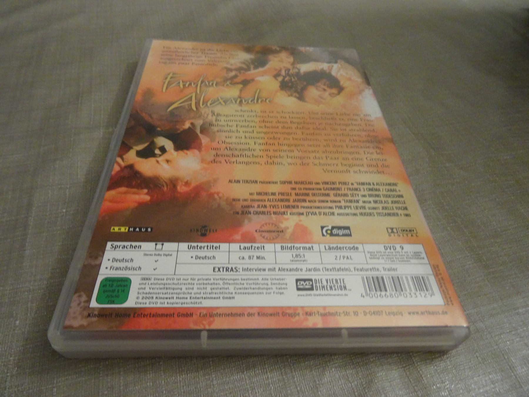Tutti i DVDs: Fanfan & Alexandre DVD - – Usato da Olten venduto da Disc-Verkauf 2
