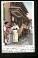 Gruss aus dem Appenzellerland, Mann und 