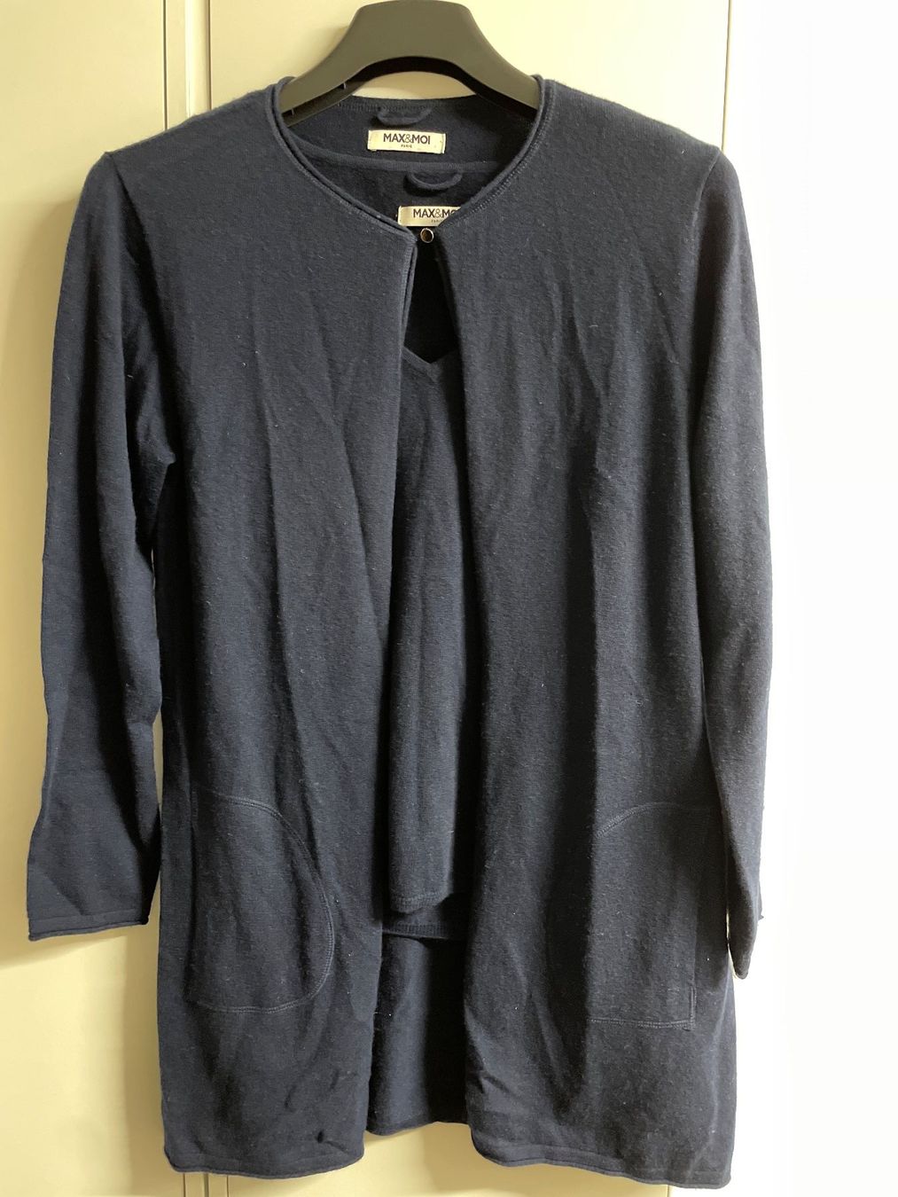 Giacche: Navy MAX&MOI Twintset mit Merino & Kaschmir Gr. 38 – Usato da Frasnacht venduto da GracyStore 1