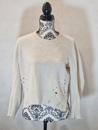 Pullover Distressed-Optik wolle-kaschmir XS top Zustand