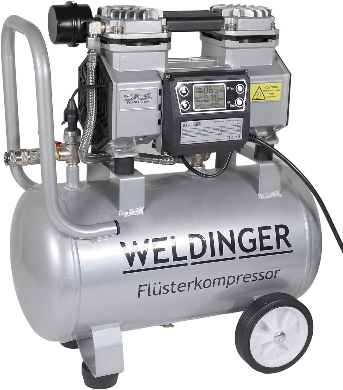 Compresseurs: WELDINGER FK100Alu pro Flüsterkompressor – Neuf avec emballage d'origine à Bottighofen par zaap 1