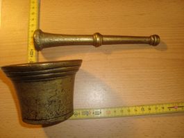 Antiker Apotheker Mörser mit Stössel