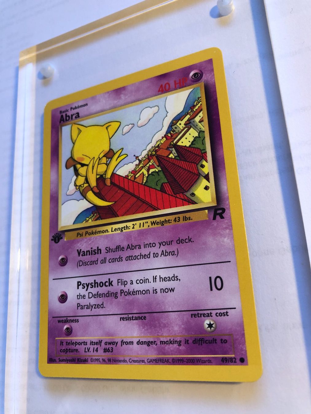 Sammelbilder & Trading cards: Abra 1st Team Rocket - MINT - ab 1.- – Gebraucht aus Giubiasco von dan_pr8b 2