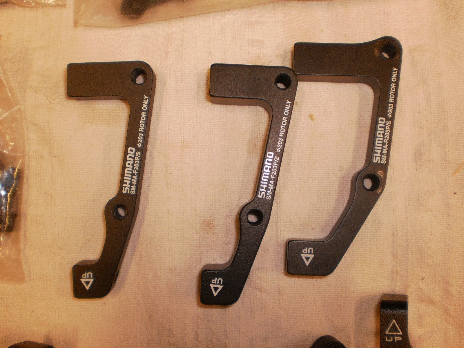 Shimano Pezzi di ricambio: Diverse Shimano Bremsadapter – Usato da Gonten venduto da Bollyalb 2