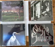 CD Sammlung: Megadeth, Faith No More, Nasty Savage - Top!