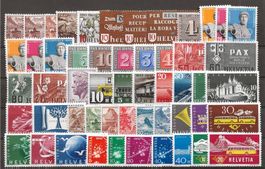 postfrische CH Ausgaben 1939 - 1953 **