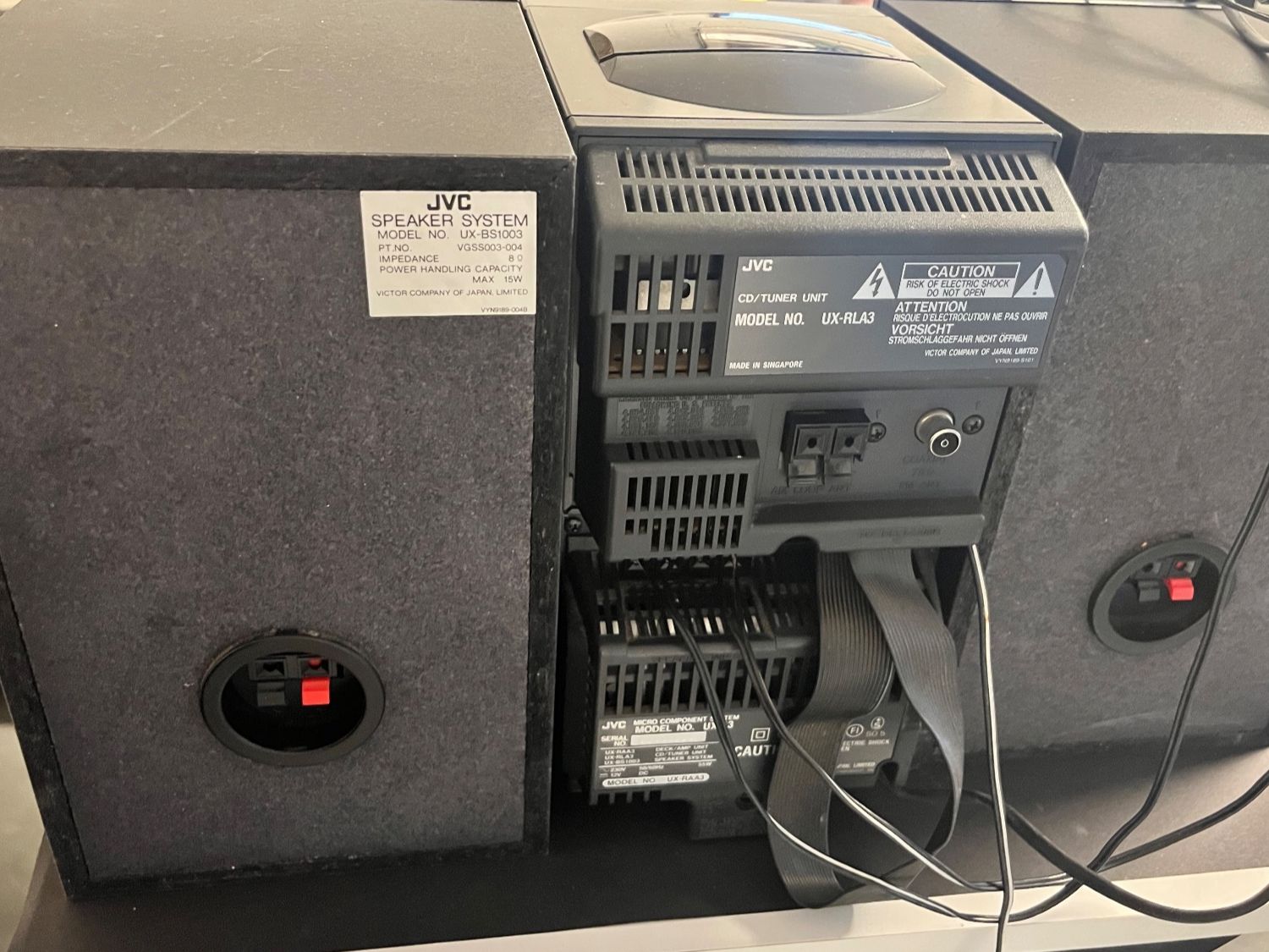 JVC Sistemi audio & multimediali: JVC Micro Component System UX-A3 mit Fernbedienung – Usato da Uster venduto da colmo 4