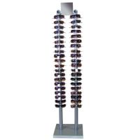 Brillenständer für 40 Brillen Farbe silbergrau RL9006