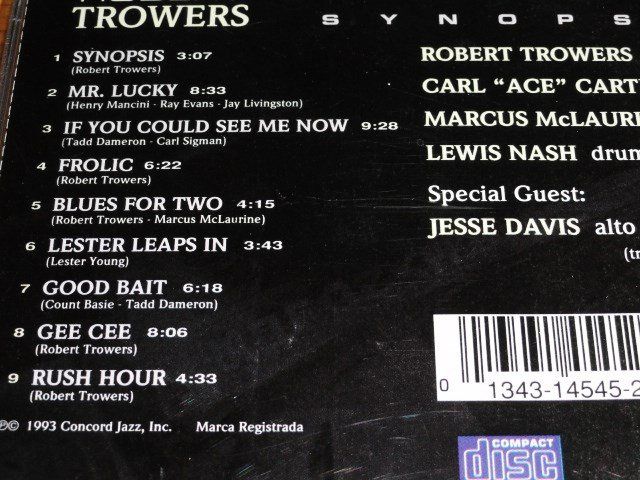 Robert Trowers [Concord] with Lewis Nash Synopsis Kaufen auf Ricardo