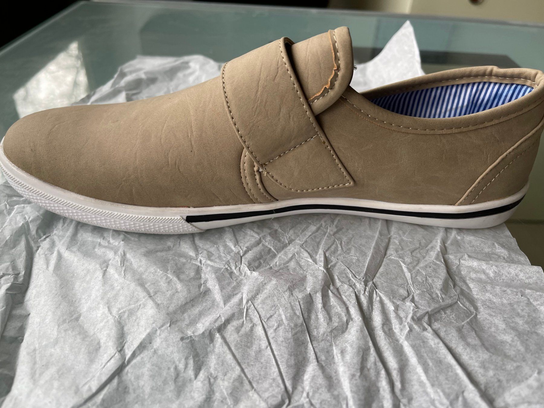 Scarpe da uomo: Halbschuhe Neu 42 Farbe Khaki – Nuovo e nell'imballaggio originale da Arisdorf venduto da comestibles 1
