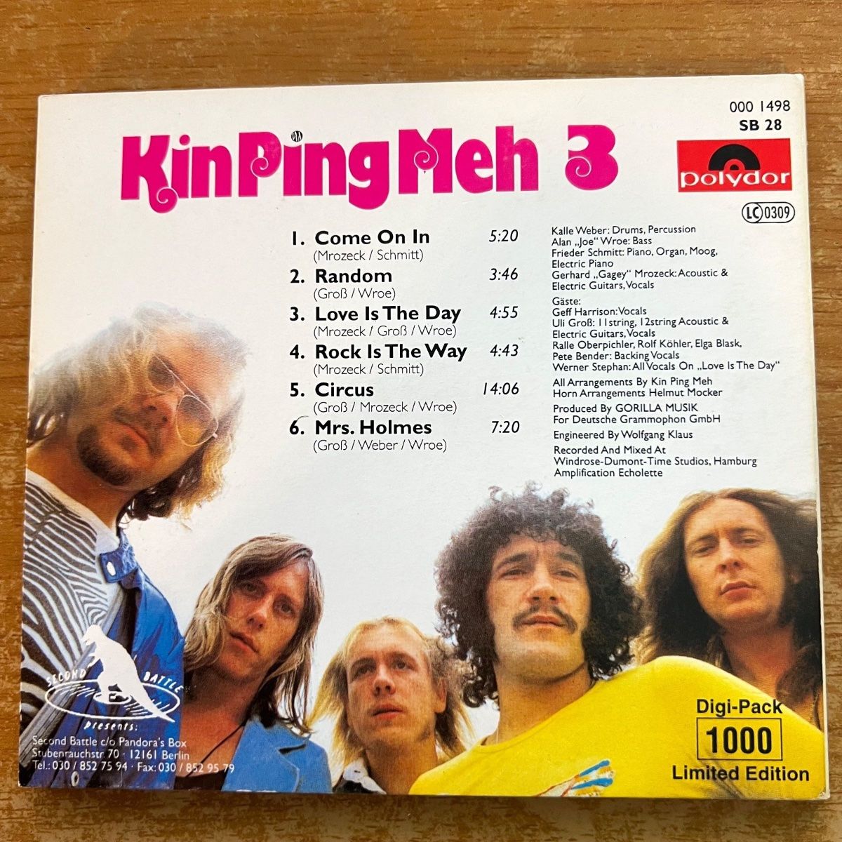 CDs: Kin Ping Meh - 3 / CD - 1. D-Press. 199? - Digipack - TOP – Gebraucht aus Gais von soundcave57 1
