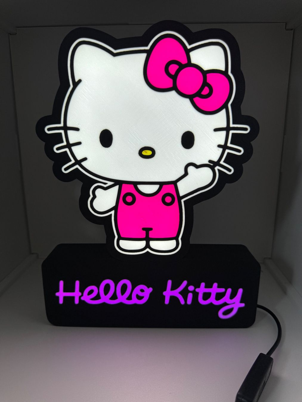 Lampade: Lightbox lumière led Hello Kitty RGB – Nuovo (secondo la descrizione) da Vicques venduto da PAMB3D 9