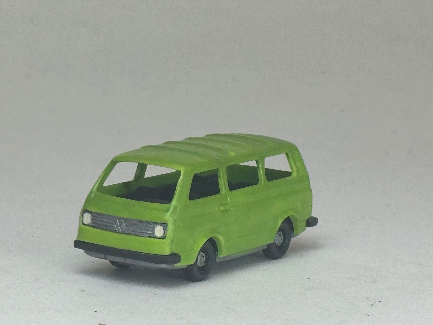 Modellini di ferrovie: GB- VW Bus T3 lindgrün – Usato da Elm venduto da Wikmtz